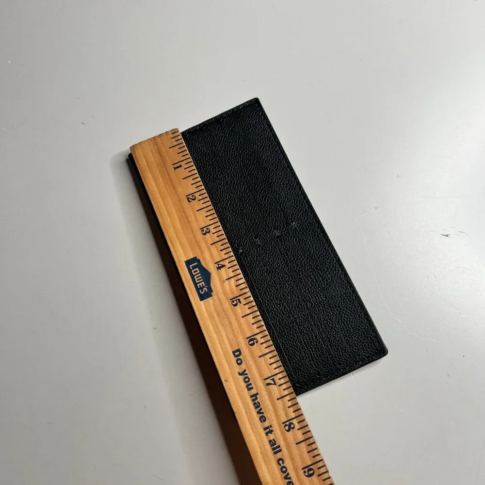 Louis Vuitton Black Empreinte Card Holder Used‎ AS-IS Damaged Made in France
